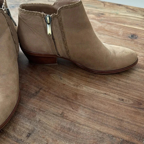 Sam Edelman Fringe Ankle Bootie Putty Size 6 - Picture 6 of 11